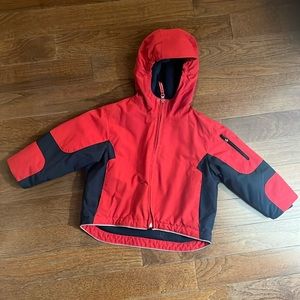 Lands’ End hooded jacket with fleece lining